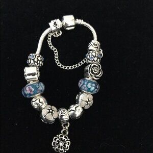 Bracelet with charms Sterling silver